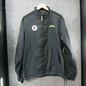Nike Giannis Coming to America I Love WI Track Jacket Mens Size Med Black Gold